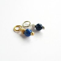 Lapis Lazuli Gemstone Charm ~ September Birthstone ~ Handmade by The Tiny Tree Frog Jewellery