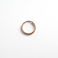 Single 11mm Rose Gold Filled Huggie Hoop Earring ~ The Tiny Tree Frog Jewellery