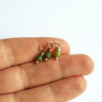 Nephrite Jade Gemstone Charm ~ Handmade by The Tiny Tree Frog Jewellery