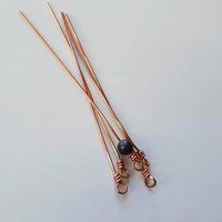 Artisan Made Copper Eye Pins for Jewellery Making ~ Handcrafted by The Tiny Tree Frog Jewellery