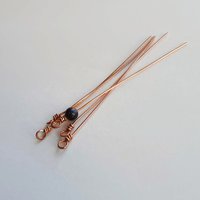 Copper Eye Pins Findings for Jewellery Making ~ Handmade by The Tiny Tree Frog Jewellery