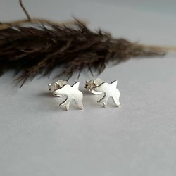 925 Sterling Silver Bird Earrings ~ Handmade by The Tiny Tree Frog Jewellery