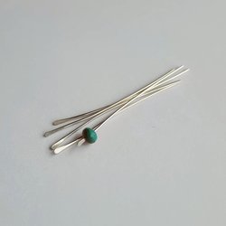 Hammered Sterling Silver Paddle Head Pins ~ Set of 10 ~ Handmade by The Tiny Tree Frog Jewellery