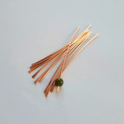 Hammered Pure Copper Paddle Head Pins ~ Set of 10 ~ Handmade by The Tiny Tree Frog Jewellery