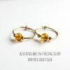 Citrine Gemstone Earrings ~ November Birthstone ~ Handmade by The Tiny Tree Frog Jewellery