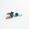 Neon Apatite Gemstone Charm ~ Handmade by The Tiny Tree Frog Jewellery