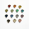 Paint and Resin Heart Charms ~ Hand Painted ~ Handmade by The Tiny Tree Frog Jewellery