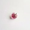 Rose Pink Crystal Heart Charm ~ Handmade by The Tiny Tree Frog Jewellery