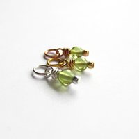 Peridot Gemstone Charm ~ August Birthstone ~ Handmade by The Tiny Tree Frog Jewellery