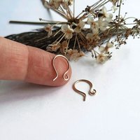 Mini 14K Gold Filled Fish Hook Ear Wires ~ Handmade by The Tiny Tree Frog Jewellery