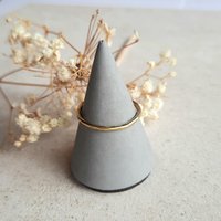 Hammered Brass Stacking Ring, Slim Gold Tone Stackable Ring, Textured Brass Stacker Ring, Boho Finger, Midi or Thumb Ring, Anniversary Gift