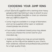 Teeny Tiny Sterling Silver Initial Charm ~ Heart Shaped Initial Letter Charm ~ 5mm Small Heart Charm - Little Add On for Necklace / Bracelet