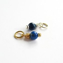 Lapis Lazuli Gemstone Charm ~ September Birthstone ~ Handmade by The Tiny Tree Frog Jewellery