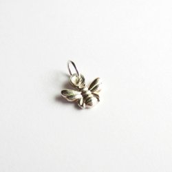 Tiny Fine Silver Bee Charm ~ Handmade by The Tiny Tree Frog Jewellery